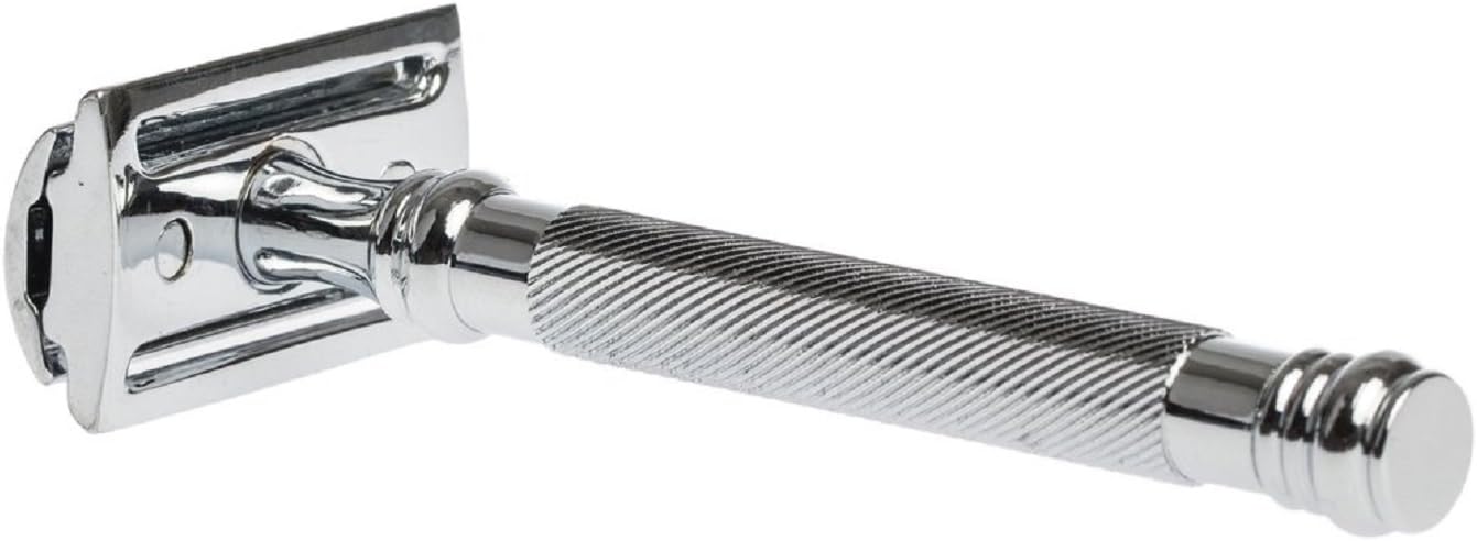 Fendrihan Double Edge Safety Razor with Classic Barber Pole Handle