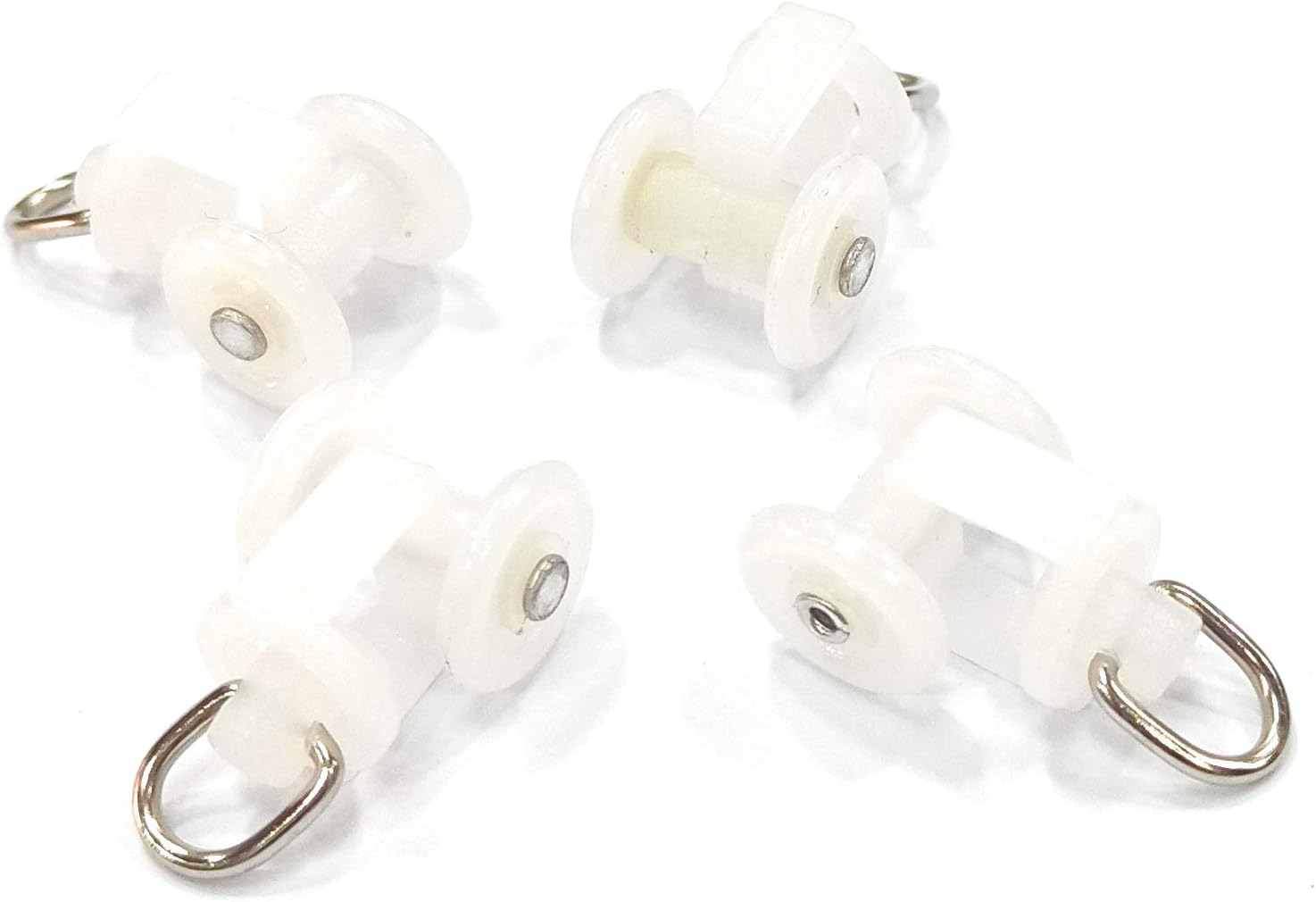 Runners/Sliders for M Track/Curtain Channel, Colour - White, 50 Pieces, Standard Size