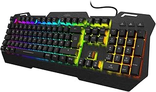 Urage D3186070 Exodus 450 Metal Gaming Keyboard, Black
