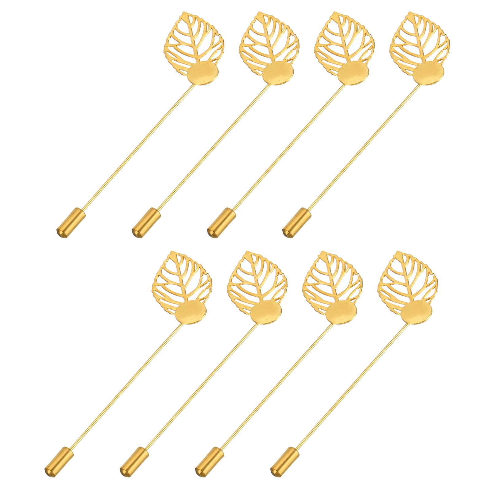 Spilla a forma di foglia, con cristalli trasparenti, color argento, per risvolto, cappello, vestito, smoking, colletto, sciarpa, cappotto, 60 mm di lunghezza, Misura unica, Vetro, perla, pietra