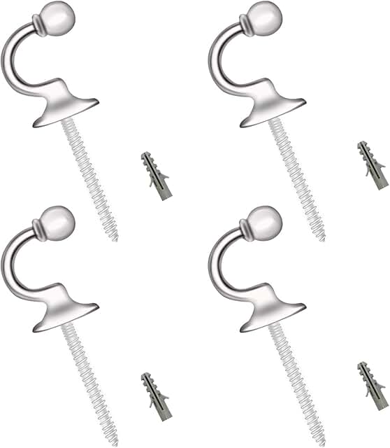Amazon.co.uk curtain tie back hooks