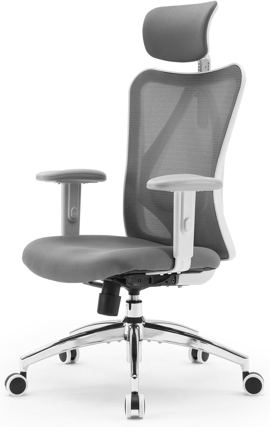 Chaise De Bureau Ergonomique HOMCOM - Dossier Inclinable 135°, Soutien Lombaire Dynamique, Appui-tête Et Accoudoirs 3D Réglables - Noir
