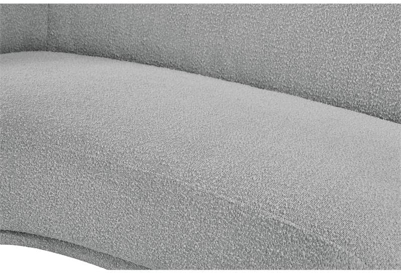 Miniatura 10 de Meridian Furniture Hyde Collection Modern  Sofá tapizado de tela Boucle contemporáneo, 89.5 pulgadas de ancho x 38 pulgadas de profundidad x 27.5