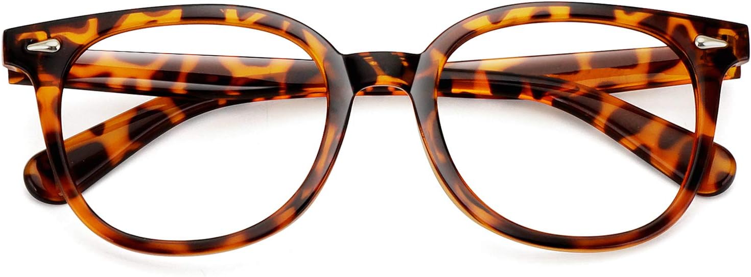 STORYCOAST Blue Light Blocking Glasses Computer Glasses Lightweight Gaming Eyeglasses Frames Eyewear for Men Women Anti Eye Strain UV400 (Brown Leopard)