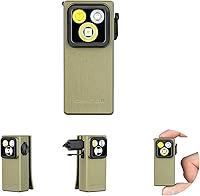 Vista 1 de OLIGHT Oclip Ultra EDC - Linterna con clip EDC, 530 lúmenes recargable con carga tipo C, combina luz de inundación, foco y UV, luces magnéticas