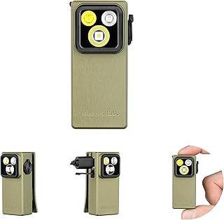 OLIGHT Oclip Ultra EDC Flashlight Clip-on Light, 530 Lumens Rechargeable with Type-C Charging, Combines Floodlight, Spotli...