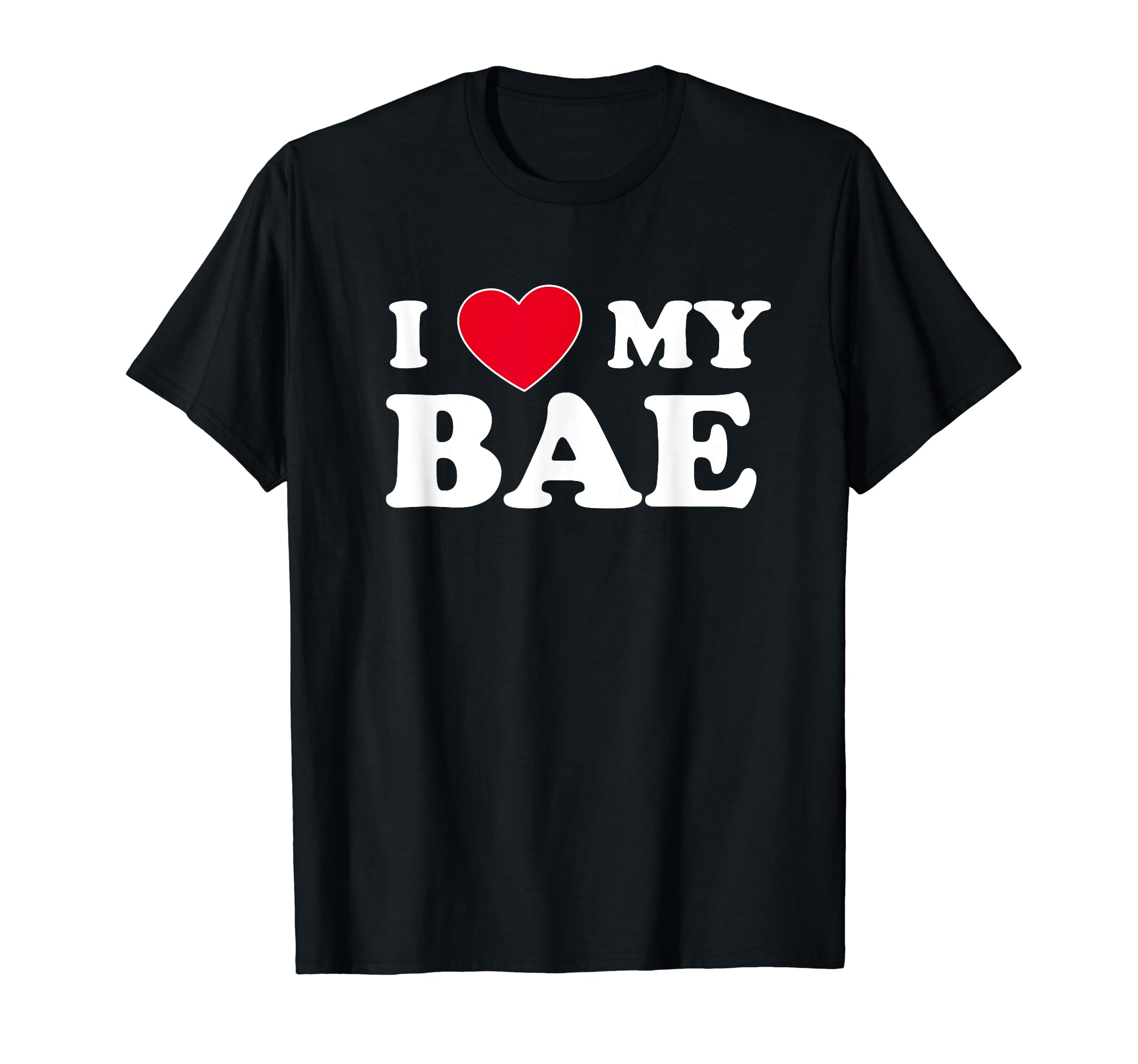 i love my girlfriend valentines bf gift ideasi heart my bae i love my girlfriend funny bae girlfriend T-Shirt