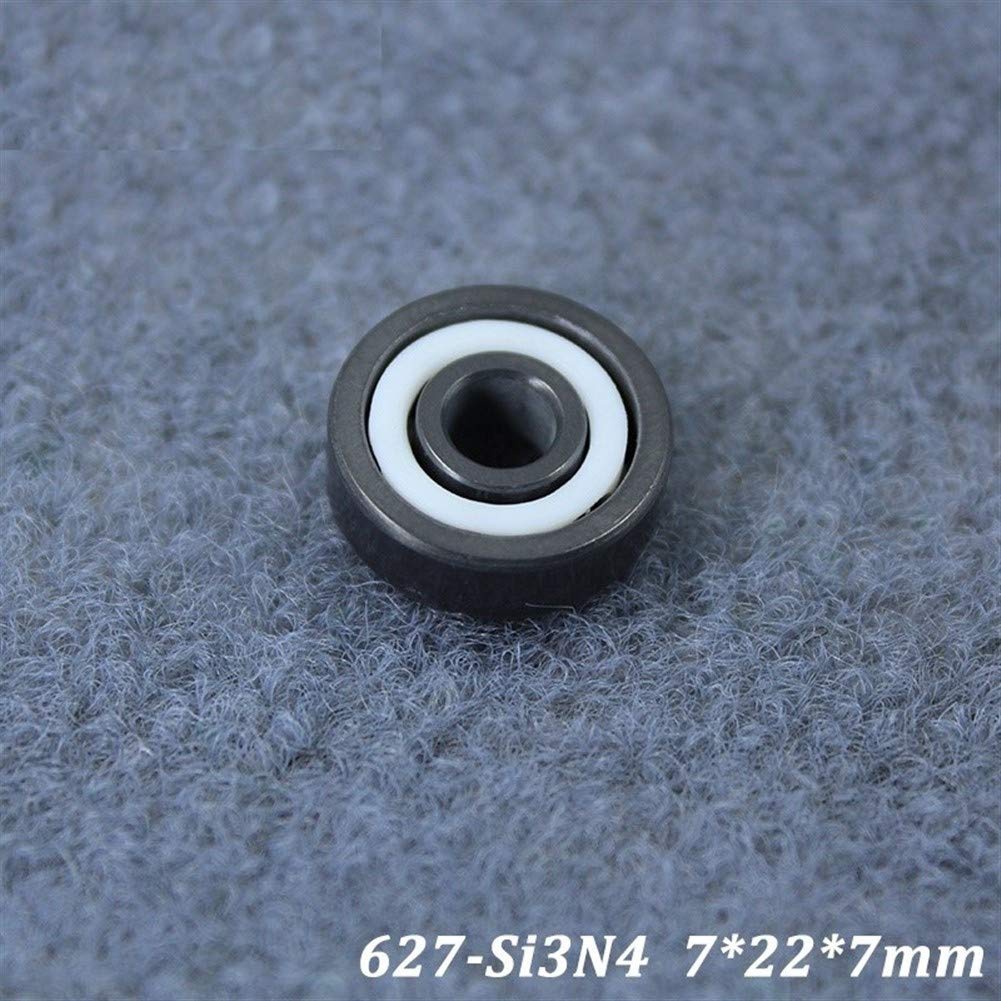 JIYAMI'EN EL-ZHOU 627 627CE Completa cojinete de cerámica (1 PC) Si3N4 Todo el Material de nitruro de silicio de cerámica rodamientos de Bolas 7 * 22 * ​​7 mm