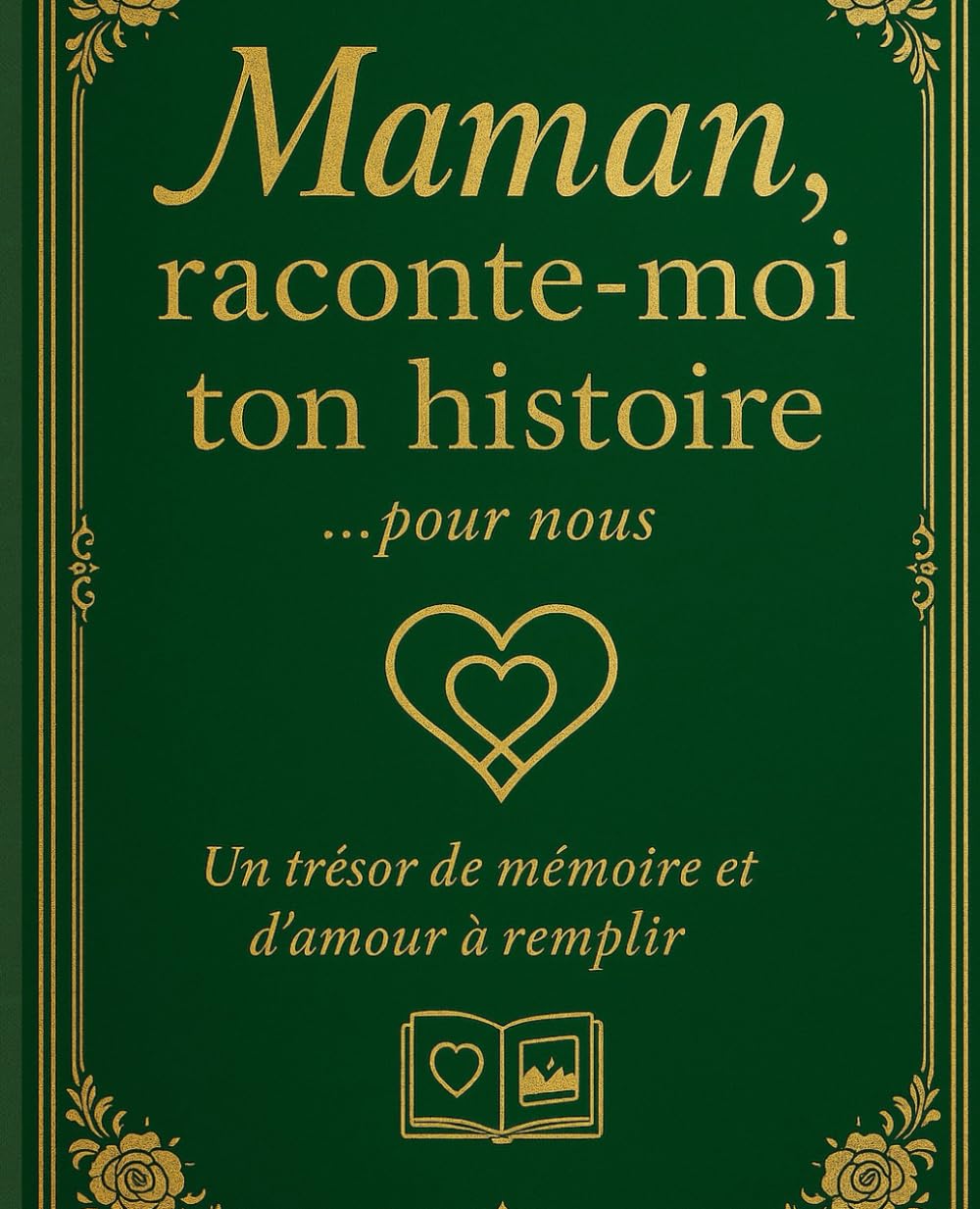 Maman raconte-moi ton histoire: Un cadeau tendre et rempli d’émotion pour maman — Un livre de souvenirs à compléter, idéal pour la fête des mères, son anniversaire ou simplement pour lui faire plaisir