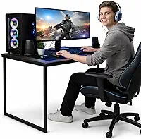 Mesa Para Computador Escritorio Home Office Escrivaninha Reforçada Pé De Ferro Industrial