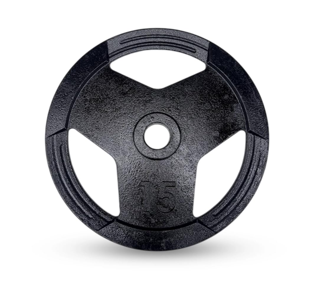 Anilha Olimpica Sport Furo 51mm Preta Peso:15kg