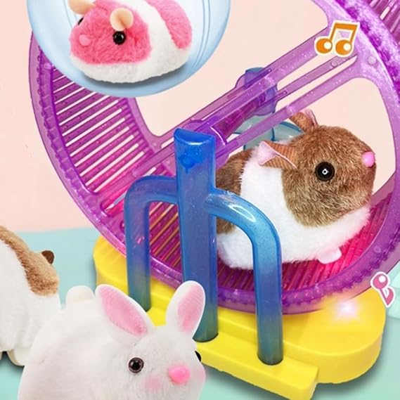 Cat Toy Electronic Mouse-Shape Rolling Rabbit-Shape Smart Chasing Toy Training Cat Interactive Toy for Indoor Cat