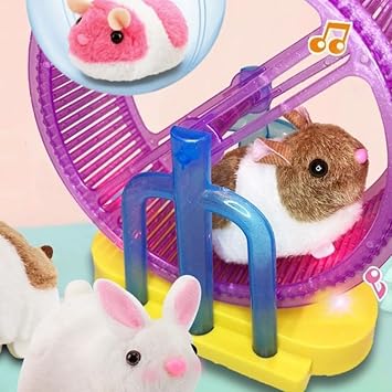 Cat Toy Electronic Mouse-Shape Rolling Rabbit-Shape Smart Chasing Toy Training Cat Interactive Toy for Indoor Cat