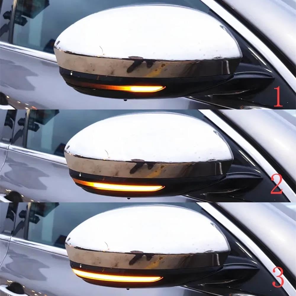 Car Turn Signal Lights for Megane MK4 IV for Talisman 2016-2019 for Clio V MK5 2020 2021 Dynamic Blinker Side Mirror Turn Signal Arrow Light Sequential Turn Singal Lamps