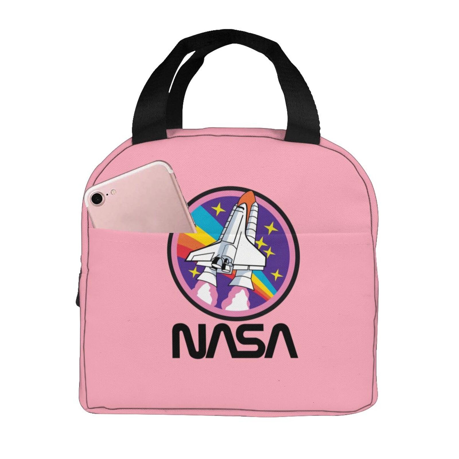 Amazon | Kualday Nasa アメリカ航空宇宙局4弁当バッグ トートバック