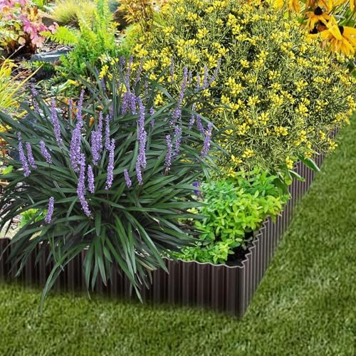 Clôture de jardin haute résistance et bordure métallique durable - 5