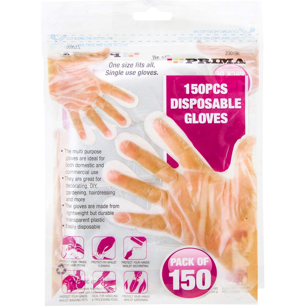 Pack of 150 Disposable Gloves Amazon.co.uk DIY & Tools