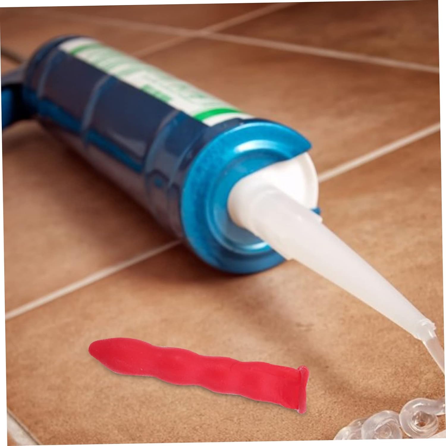 Angoily 2sets Caulking Nozzle Cap Sealant Saver Caulk Caulk Saving Cap Tube Leakproof Cover 100pcs*2