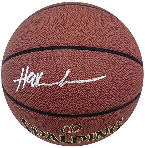 Hakeem Olajuwon Signed Spalding Elevation Basketball