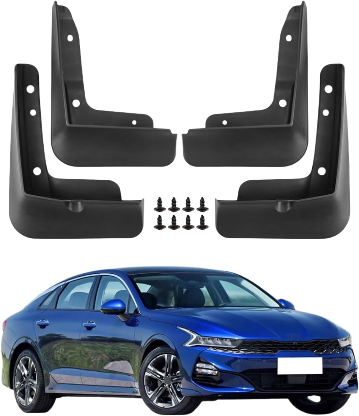 Mud Flaps for 2025 KIA K5 Accessories 2021-2024 Heavy Duty Front, Wheel & Tire Splash Guards, Mudflaps for Car, All Weather Tire Protector Splash Guards Mudflaps Accessories