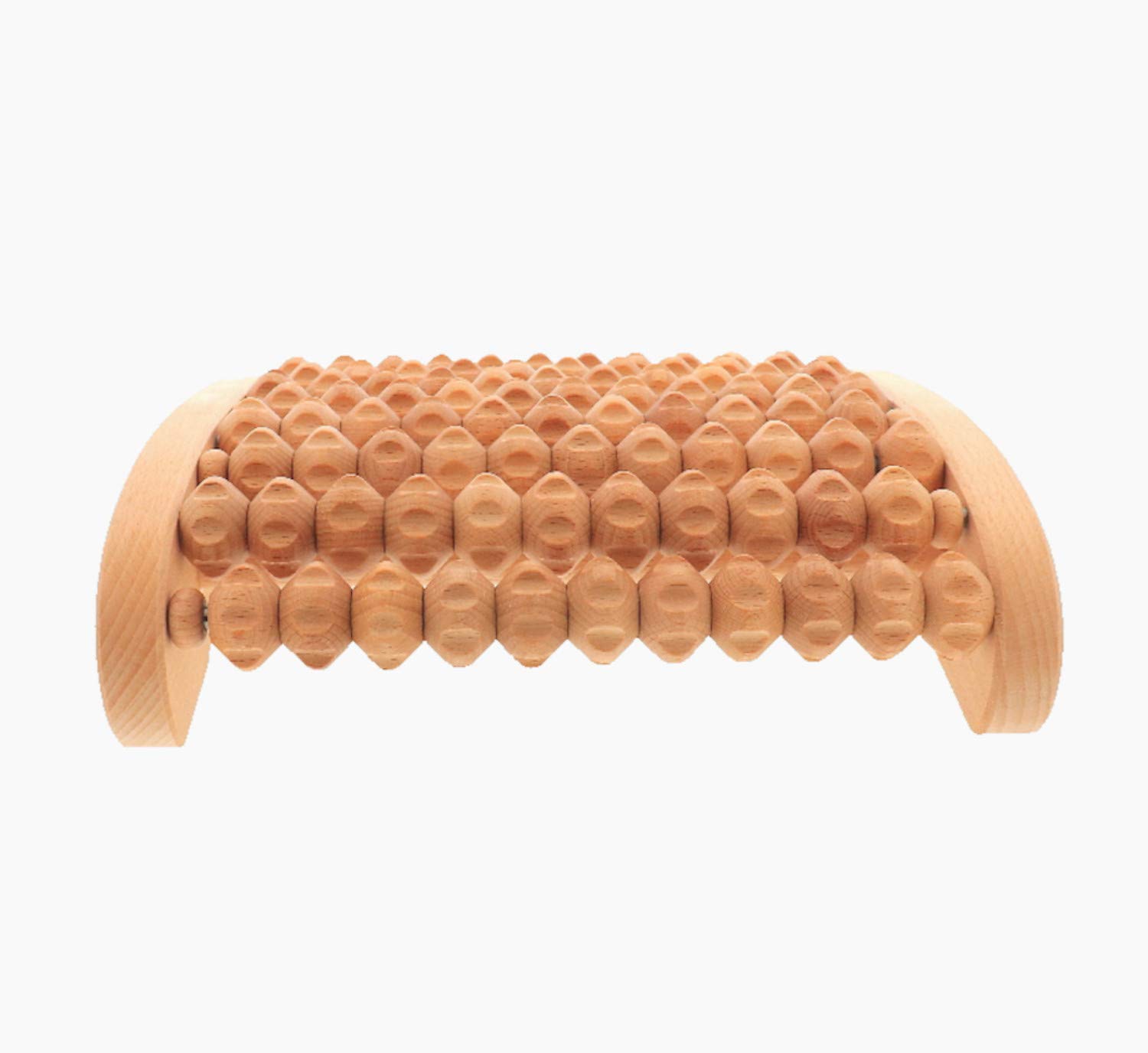 Gravidus Fußreflexzonenmassage Fußmassageroller für beide Füße - Massagegerät für Füße Holzmassagegerät - Fussmassagegerät Holz, Linderung von Schmerzen - aus Holz ca. 27,5 x 26 cm