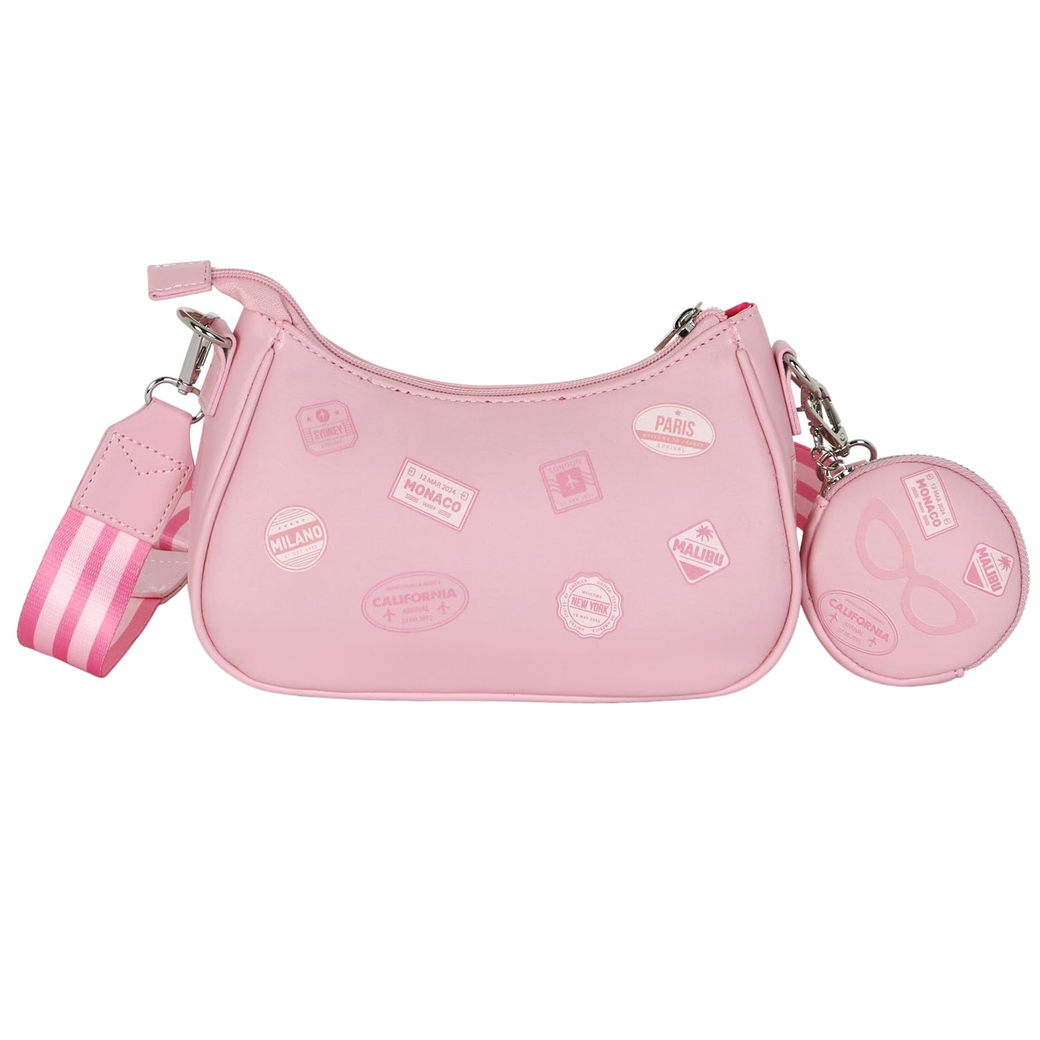 Barbie Travel-Borsa Fancy 2.0, Rosa, 23,5 x 16 cm