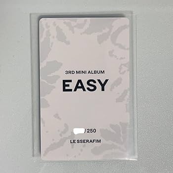 LE SSERAFIM Weverse スペシャルレアカード 当選品　ウンチェ LE SSERAFIM✩CRAZY✩スペシャルレアカード✩ウンチェ✩ユニバ3