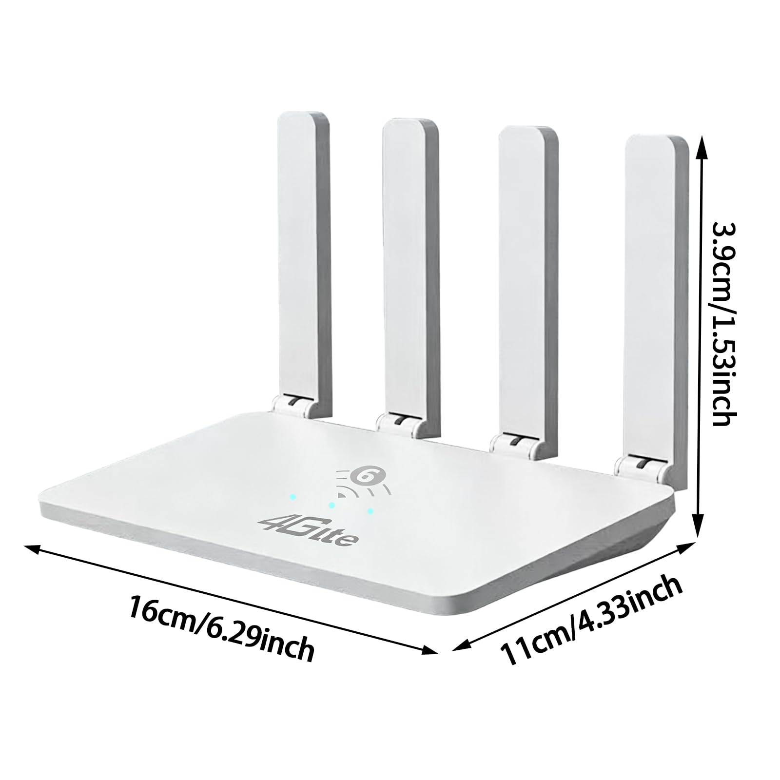 Router WiFi 4G Antena plegable Puerto LAN de alta velocidad Casa