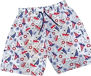 Boys Swim Shorts Fashion Look Solid Color Waterproof Colorful 6-7 Years