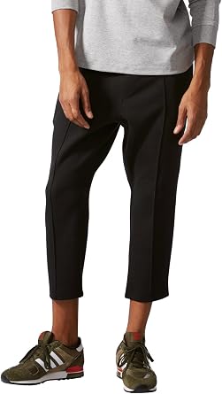 adidas - Cropped Pintuck, Pantalone Uomo : Abbigliamento