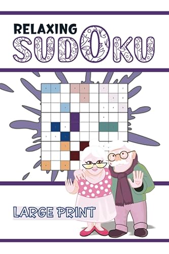 Relaxing Sudoku Large Print for Seniors to Keep Mind Active and Brain Healthy