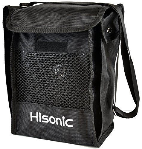 Hisonic Hs122B-Ll Portable Lithium Battery Rechargeable Pa (Public Address) System With Dual Wireless Microphone System And Car Charger Cable, Black (2 Belt-Packs, Black) #TOP4