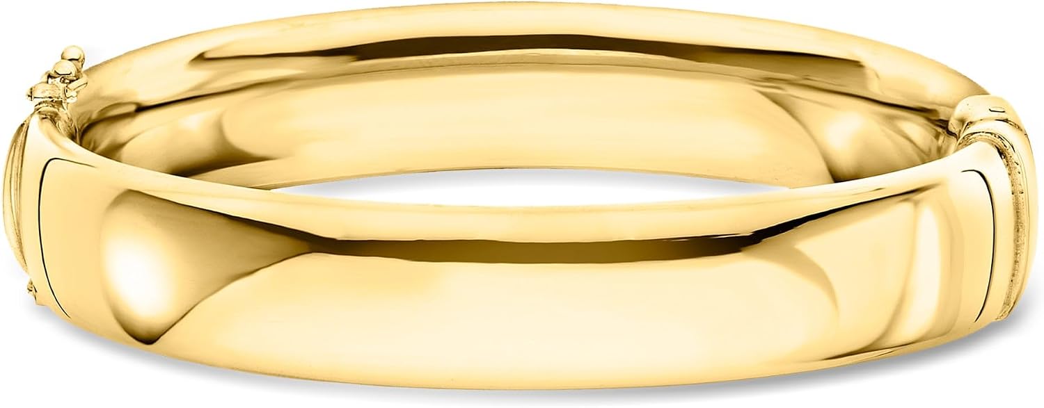 Ross-Simons 12mm 18kt Gold Over Sterling Bangle Bracelet