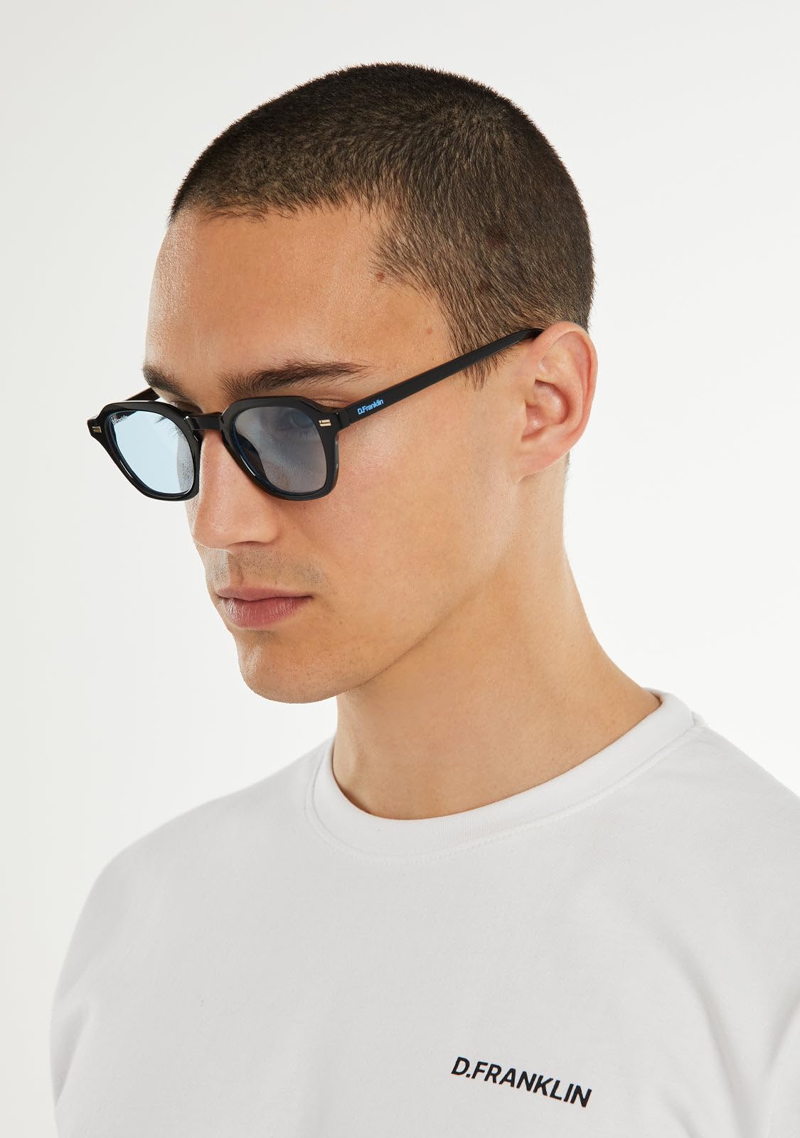 D.Franklin Gafas de sol unisex con cristales de protección UV - Modelo ultra light s - Octogonal - Para Hombre y Mujer - Sunglasses