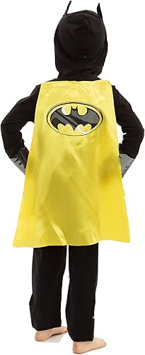 Miniatura 3 de WARNER BROS Justice League Batman - Disfraz de cosplay con cremallera para bebé recién nacido a niño pequeño