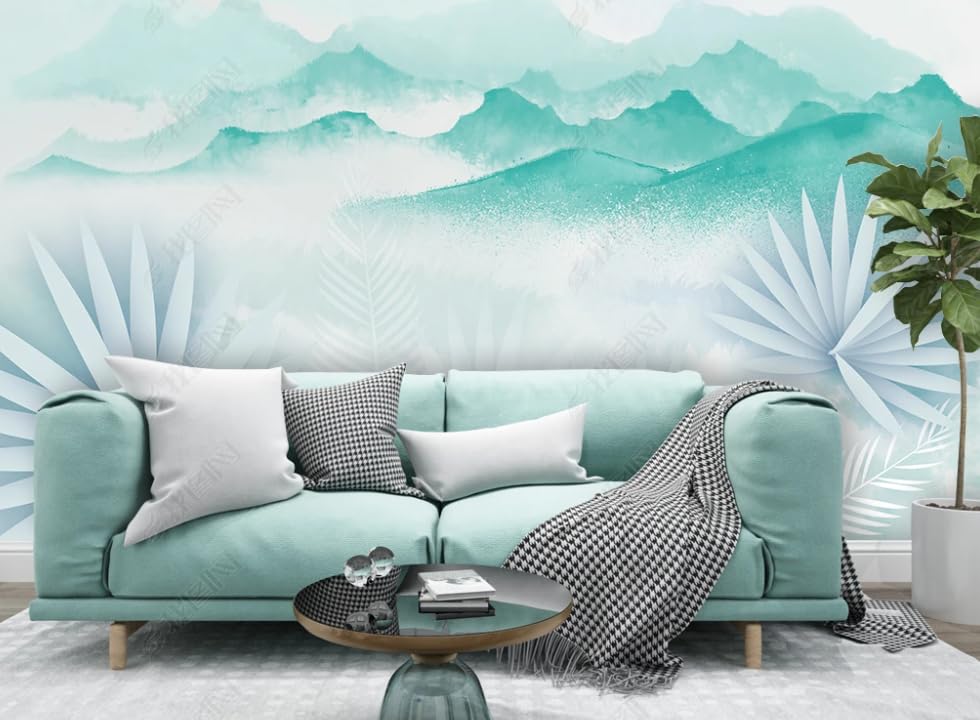 Papier peint intissé paysage végétal grand format 250 cm résistant