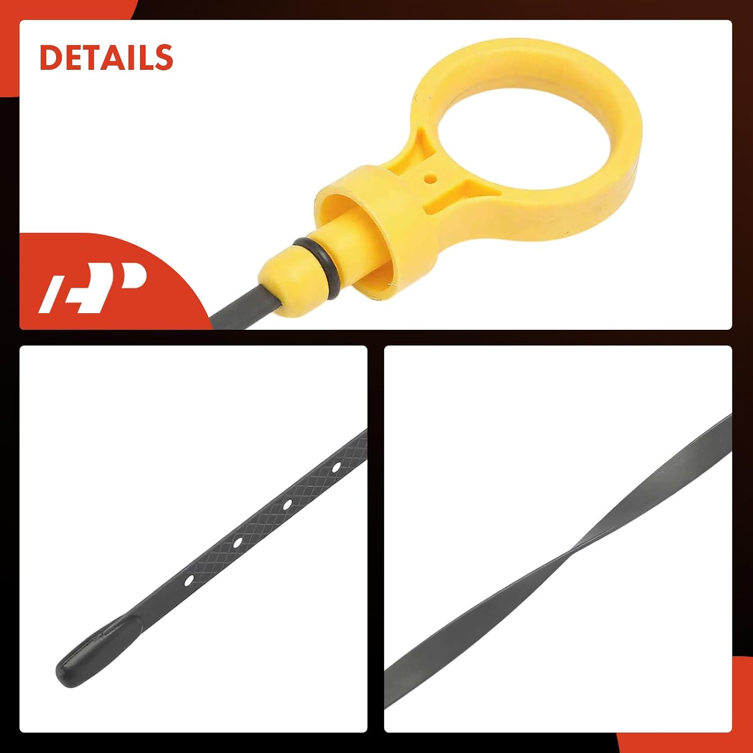 A-Premium 4.8L 5.3L 6.0L Engine Oil Dipstick Compatible with Chevrolet Express 1500 2004-2014, Express 2500 3500 4500 & GMC Savana 1500 2500 3500 4500, Engine Oil Measuring Rod Dip Stick