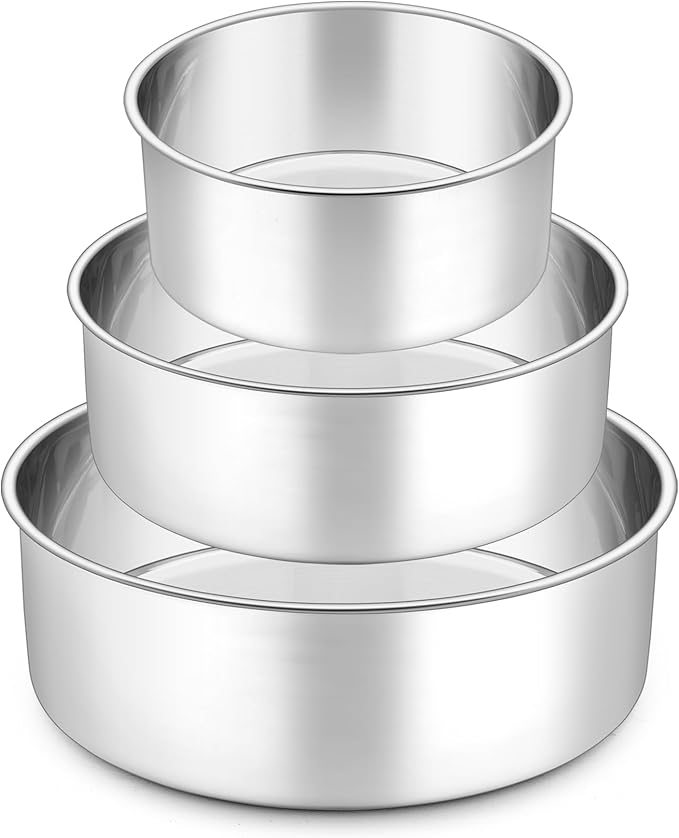P&P CHEF Cake Pan Set of 36 inch + 8 inch + 9½ inch