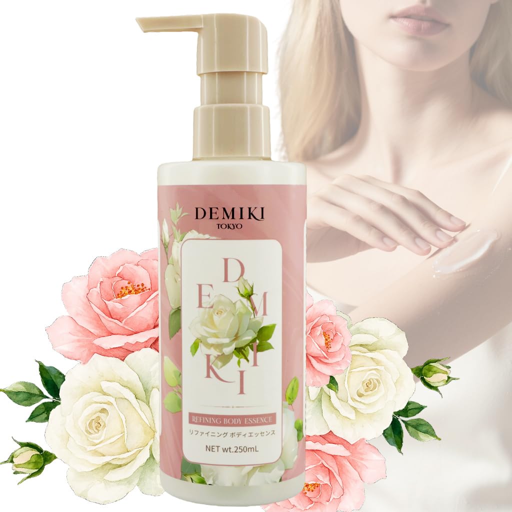 DEMIKI Body Lotion Moisturizer Skin Care with Niacinamide – Japanese Body Lotion for Women, Beauty & Personal Care, Body Cream for Dry Skin, Perfume Moisturizer, Summer Essentials Skincare 8.45fl.oz