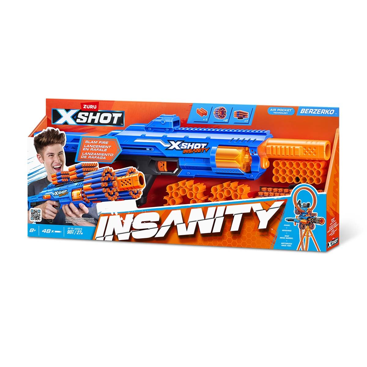 JUPESA Pistola Insanity x-Shot Dardos Foam : Amazon.es: Juguetes y
