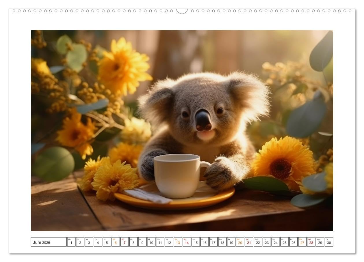Heute ist mein Tag (hochwertiger Premium Wandkalender 2026 DIN A2 quer), Kunstdruck in Hochglanz: Es ist Zeit, unsere Träume zu verfolgen, unsere ... Potenzial zu einfalten. (CALVENDO Tiere)