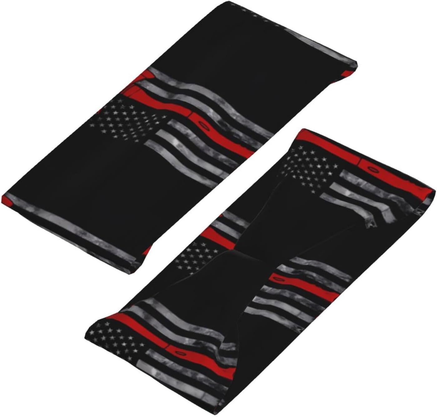 Firefighter Axe Red Line Flag Sports Sweatband – Stay Dry & Confident During Every Workout