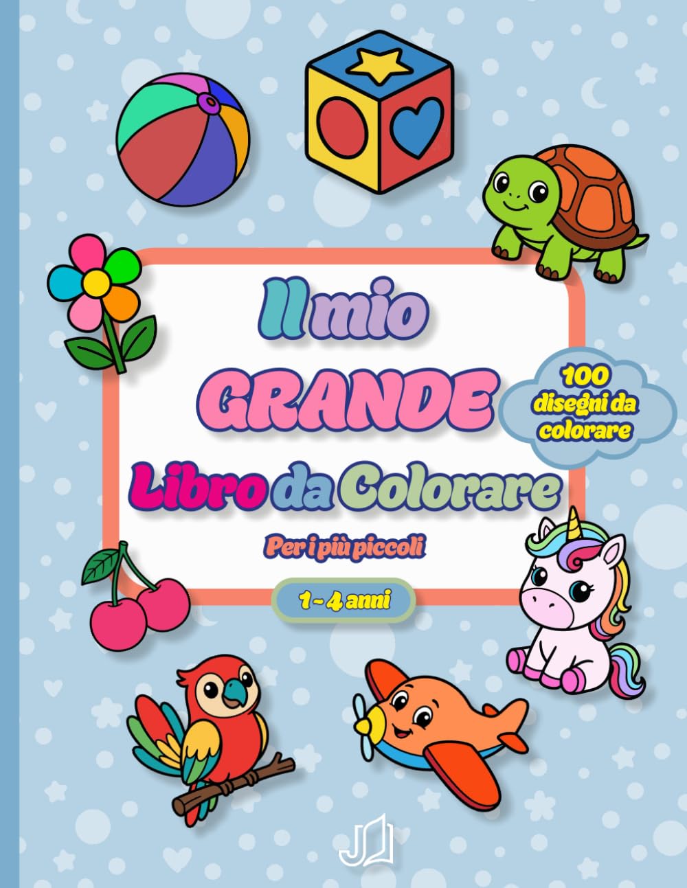 Il mio GRANDE Libro da Colorare per i Più Piccoli: 100 Disegni da Colorare (1-4 anni) | Animali, Veicoli e Oggetti Quotidiani | Il Mio Primo Grande ... Colorare per Bambini | Creatività e Motricità