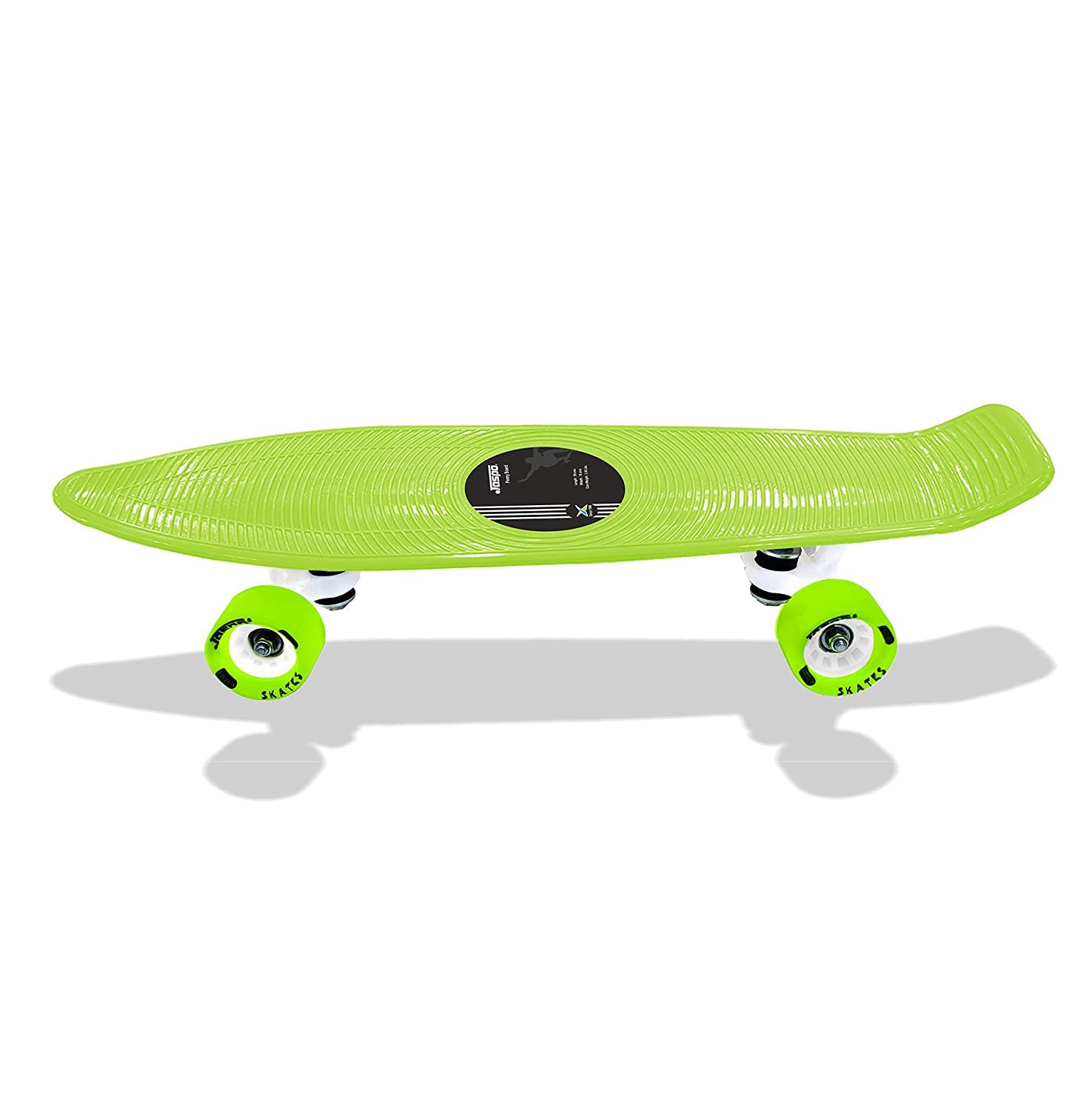 Jaspo - Cruiser LonGBoard | Complete Skateboard Cruiser Board | Short Board |Surf Board (Neon)