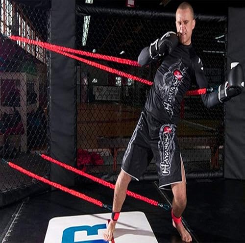 Vista 6 de YNXing Dynamic Resistance Trainer Acceleration Speed Elastic Cord for Resistance Training to Improve Strength, Power, and Agility