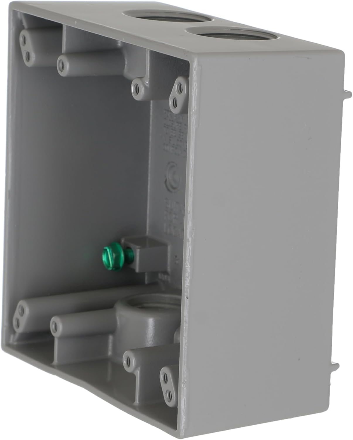 Hubbell Outdoor Lighting-Bell 5345-0 2 Gang Gray Outdoor Box, 5-3/4-Inch