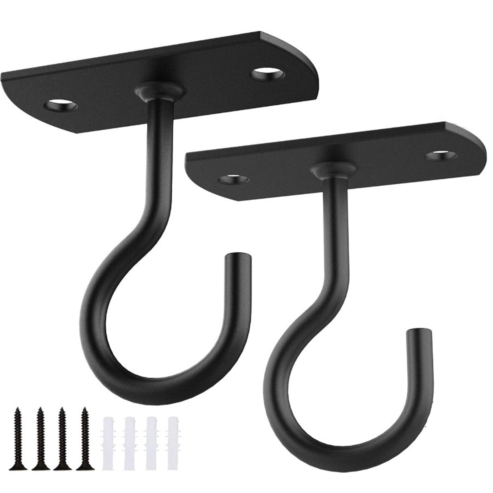 HUWOYG 2 Pcs Ceiling Hooks for Hanging Plants Wall Plant for Planters Lanterns Bird Feeders for Plants