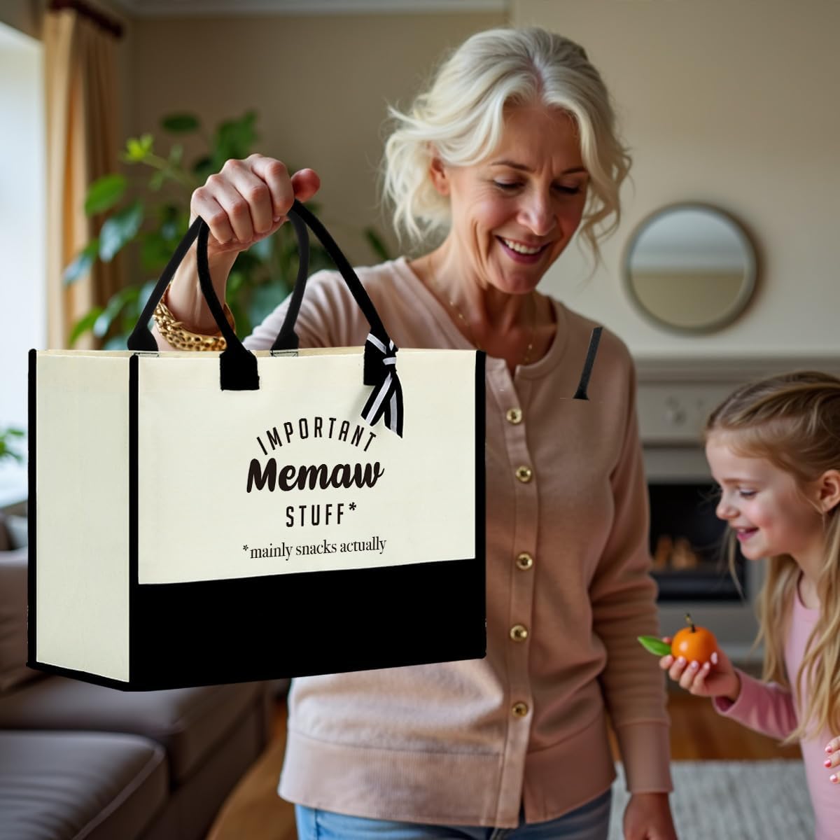 FORBIDDEN PAPER Gifts Tote Bag Important Stuff Tote Gift Gifts Birthday for Shopping Bag Grocery Bag Utility Tote - Image 3