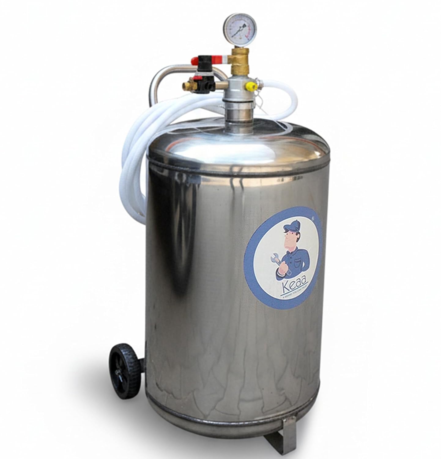 KEAA 80L High Pressure Stainless Steel Foaming Tank for Car Wash | Pneumatic Air Foam Pressure Tank | Heavy Duty SS Foam S... - Review, Price and Buying Guide