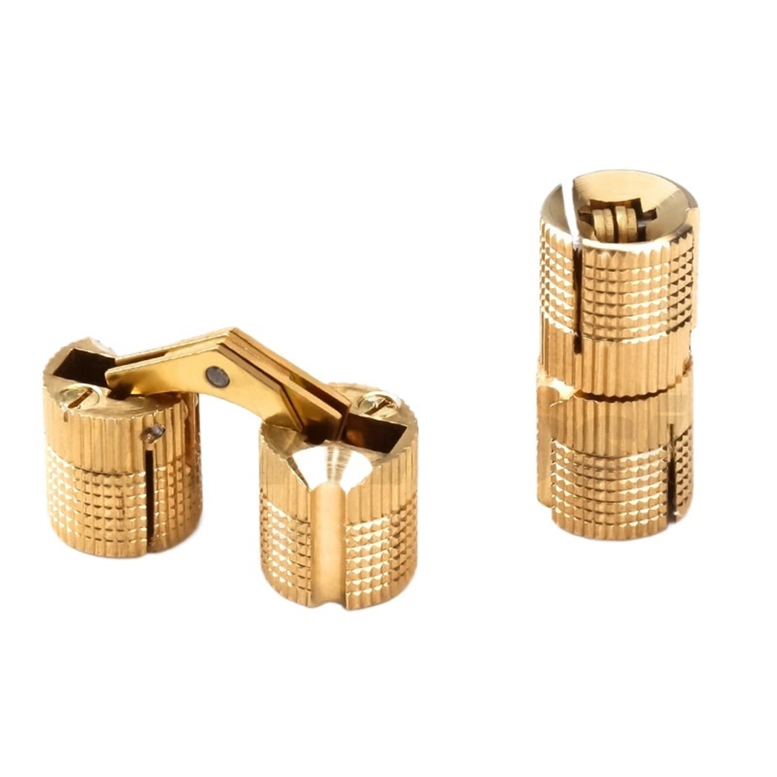 Ugzpwqlnx Onecolor Barrel Hinge, Barrel Hinges 8-16Mm Brass Concealed Cabinet Hinge(12Mm)